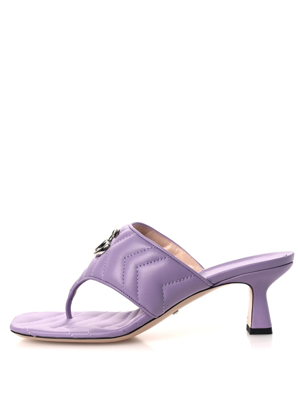 GUCCI
Nappa Charlotte GG Marmont 55mm
Thong Sandals